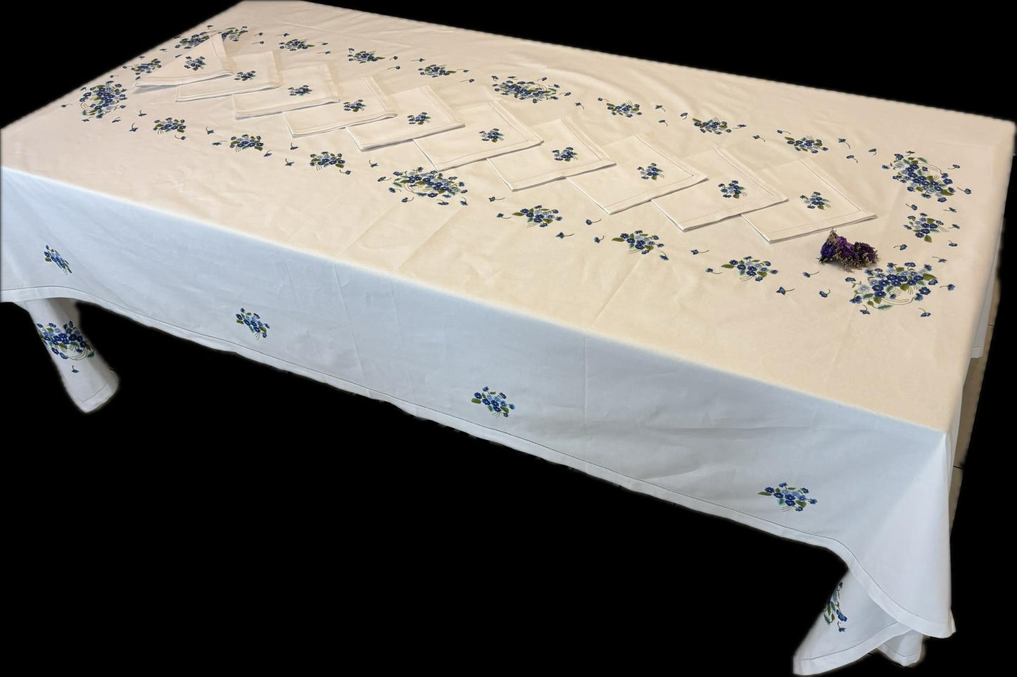 TOVAGLIA RETTANGOLARE GRANDE MISURA COTONE MERCERIZZATO BIANCO RICAMO A MANO PUNTO PIENO CM 170x320