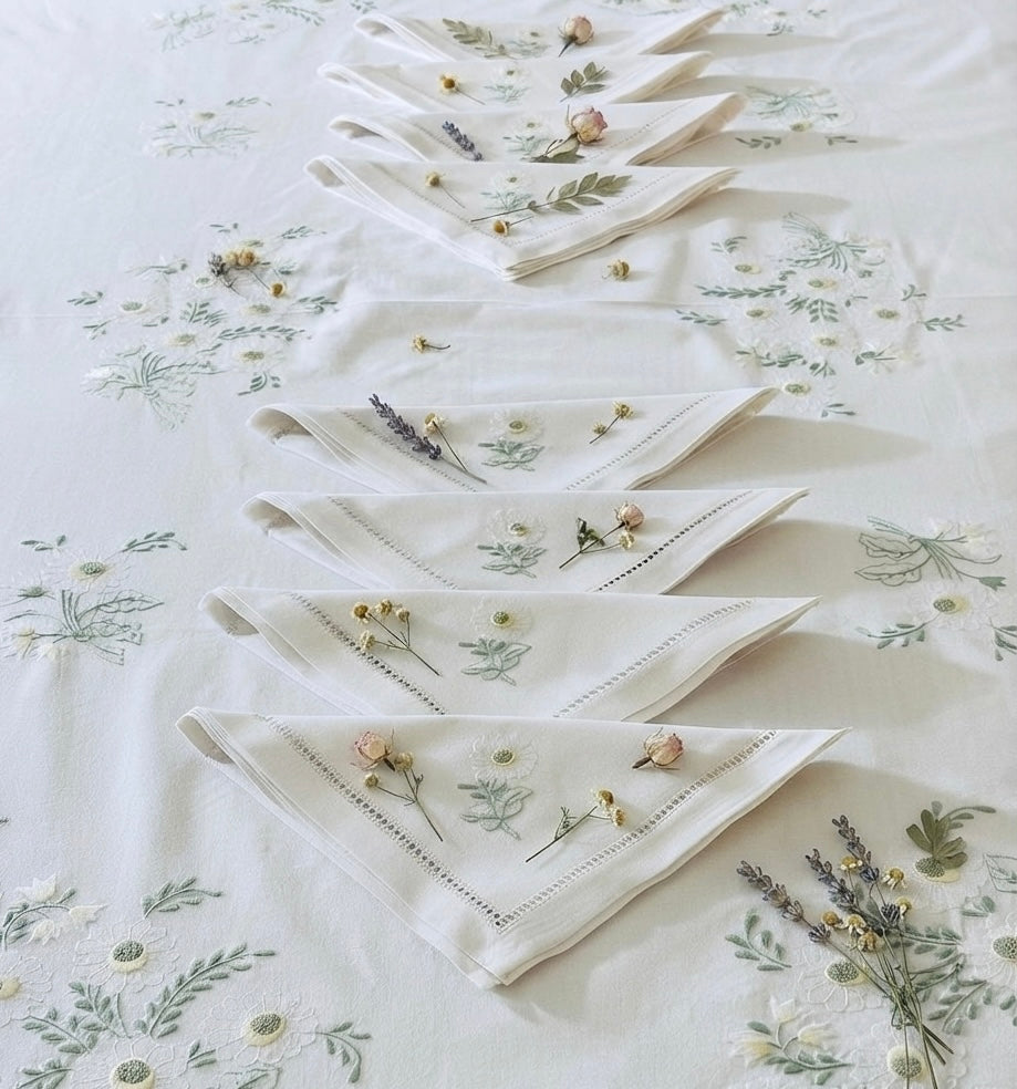 TOVAGLIA RETTANGOLARE PURO COTONE BIANCO RICAMO A MANO PUNTO PIENO CM 170x270  (CML)