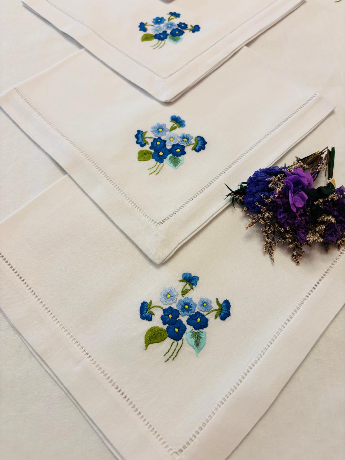 TOVAGLIA RETTANGOLARE GRANDE MISURA COTONE MERCERIZZATO BIANCO RICAMO A MANO PUNTO PIENO CM 170x320