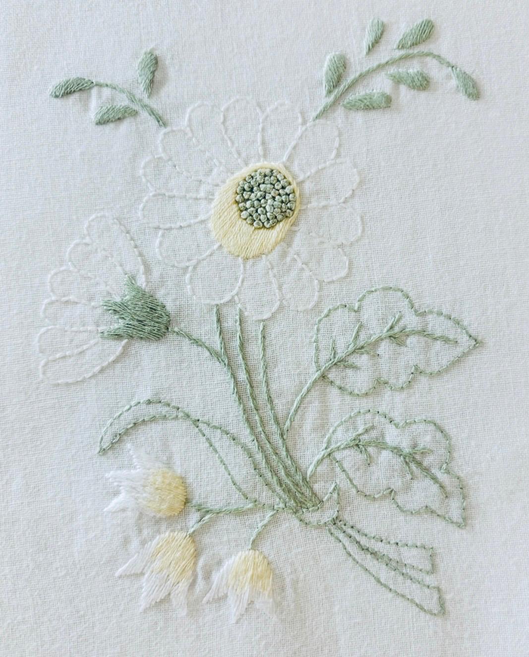 TOVAGLIA RETTANGOLARE PURO COTONE BIANCO RICAMO A MANO PUNTO PIENO CM 170x270  (CML)