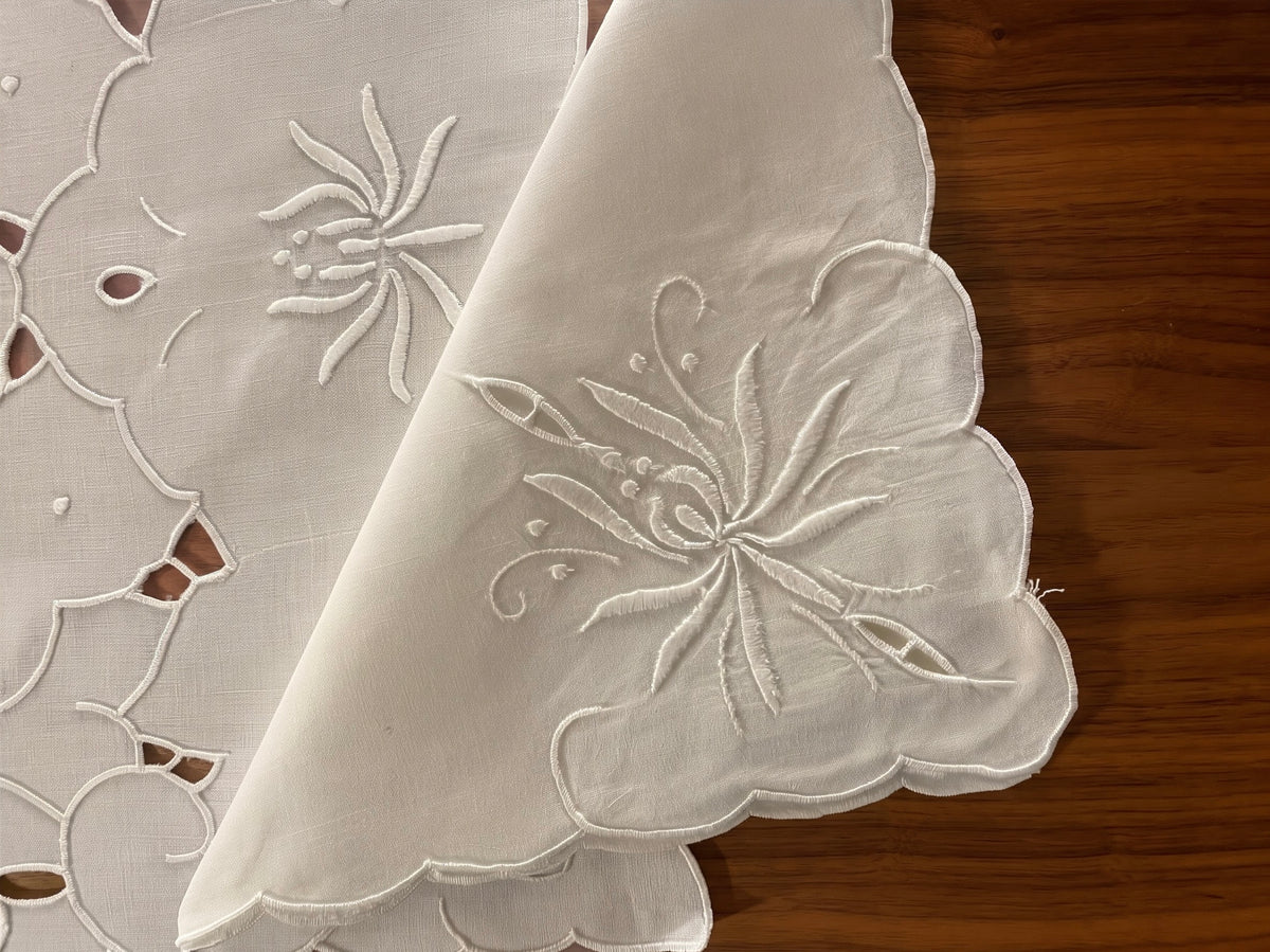 SET DI 8 TOVAGLIETTE AMERICANE
PURO COTONE BIANCO ( @. 8am.rag )