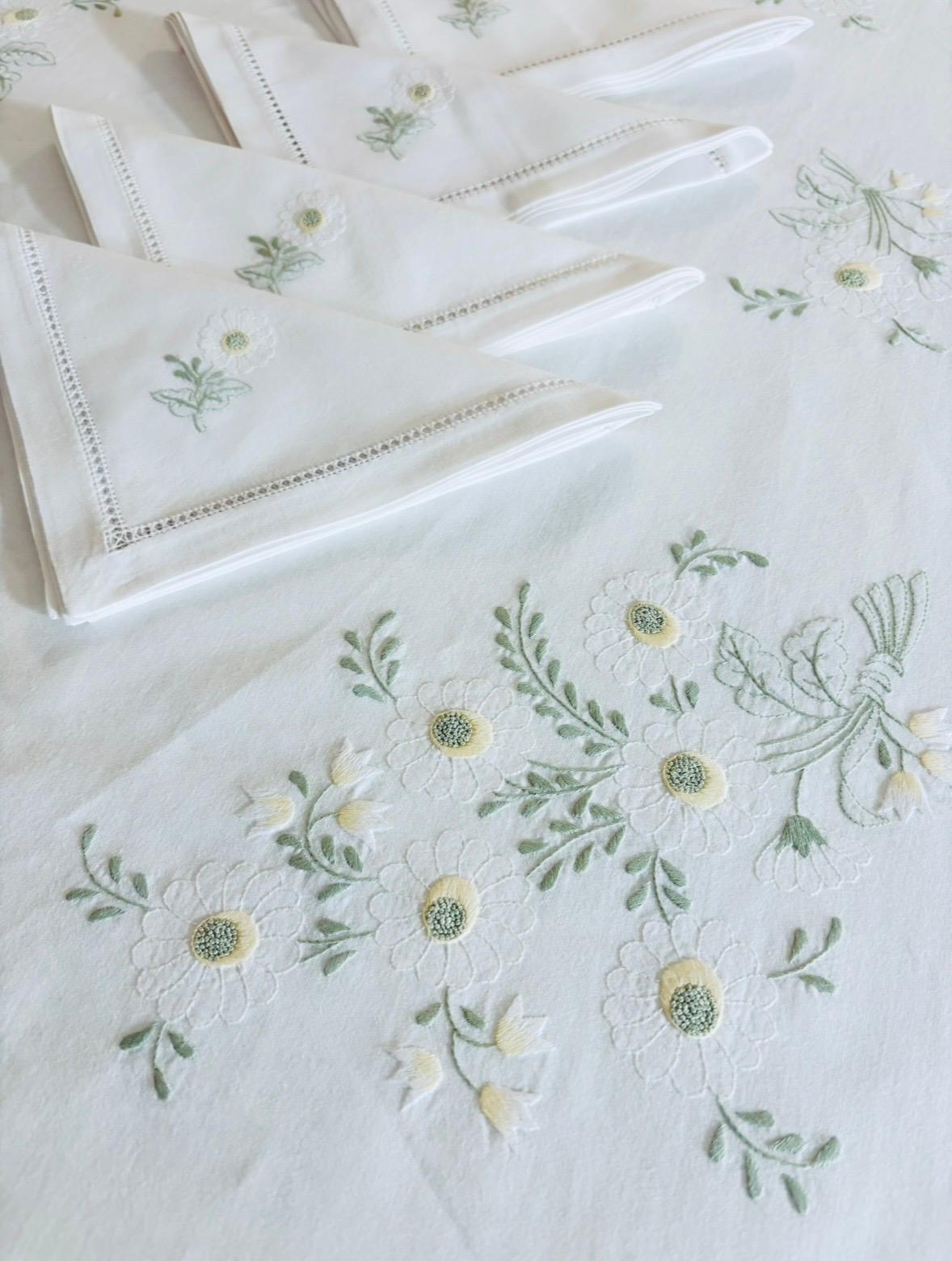 TOVAGLIA RETTANGOLARE PURO COTONE BIANCO RICAMO A MANO PUNTO PIENO CM 170x270  (CML)